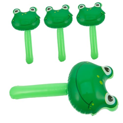 BCOATH 4 Stück Aufblasbare Froschkopf Sticks mit Geräusch Bunte Frosch Hammer für Babypartys Geburtstagsfeiern und Heimdekoration für Gruppenaktivitäten BCOATH 4 Stück Aufblasbare Froschkopf Sticks mit Geräusch Bunte Frosch Hammer für Babypartys Geburtstagsfeiern und Heimdekoration für Gruppenaktivitäten von BCOATH