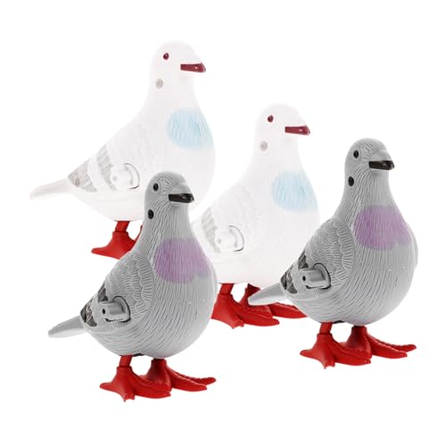 BCOATH 4 Stück Aufziehspielzeug Taube Laufendes Wind up Pigeon Toy mit Lebensechter Bewegung Leichtes Kunststoffspielzeug für Drinnen und Draußen Kinderspielzeug für Zufällige Farbe BCOATH 4 Stück Aufziehspielzeug Taube Laufendes Wind up Pigeon Toy mit Lebensechter Bewegung Leichtes Kunststoffspielzeug für Drinnen und Draußen Kinderspielzeug für Zufällige Farbe von BCOATH