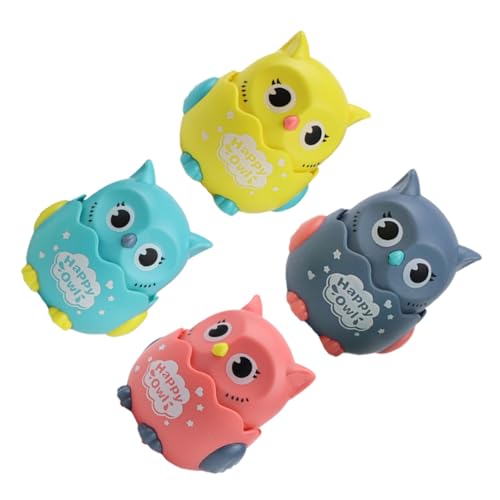 BCOATH 4 Stück Cartoon eulen Design Robuste Kunststoff Autos zum Drücken und Gleiten Buntes Frühbildungs Auto für Junge Mädchen Sicher und Schadstofffrei für Kleinkinder zum Greifen BCOATH 4 Stück Cartoon eulen Design Robuste Kunststoff Autos zum Drücken und Gleiten Buntes Frühbildungs Auto für Junge Mädchen Sicher und Schadstofffrei für Kleinkinder zum Greifen von BCOATH