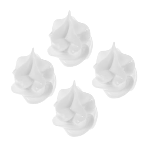 BCOATH 4 Stück Künstliche Eiskugel Dekoration Realistische Simulation Dessert Modell für DIY Handwerk Langlebig Pflegeleicht für Laden Schaufenster Kuchen Präsentation von BCOATH