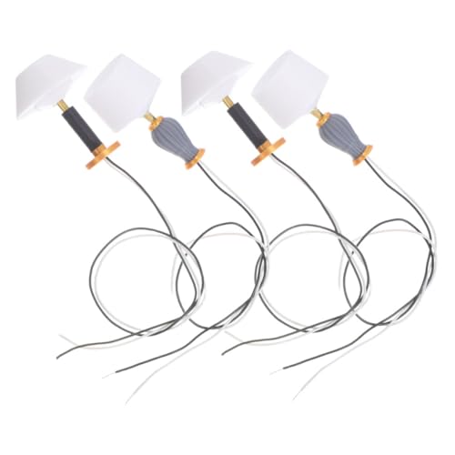 BCOATH 4 Stück Miniaturmöbelmodell Dollhouse Tischlicht LED-Miniaturbeleuchtung Miniatur -Schreibtischlicht LED-Mini-Lampe Miniatur dekoratives Licht Miniaturlampe Plastik von BCOATH