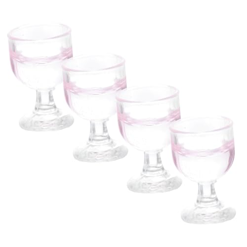 BCOATH 4 Stück Puppenhaus Miniatur Weingläser Puppenhaus Weinkelch Mini Trinkbecher Miniatur Cocktailgläser Puppenhaus Küche Spielset BCOATH 4 Stück Puppenhaus Miniatur Weingläser Puppenhaus Weinkelch Mini Trinkbecher Miniatur Cocktailgläser Puppenhaus Küche Spielset von BCOATH