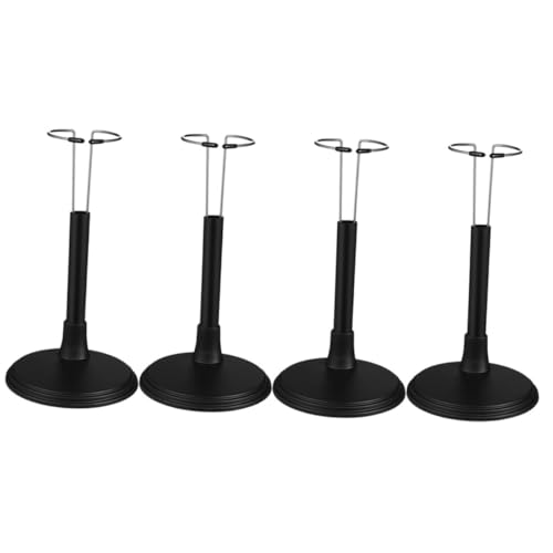 BCOATH 4 Stück Puppenständer Schwarz aus Abs Edelstahl Stabiles Puppenhalter Zubehör für Indoor Doll Support Dekorativer Sicherer Display Stand für Puppen und Figuren BCOATH 4 Stück Puppenständer Schwarz aus Abs Edelstahl Stabiles Puppenhalter Zubehör für Indoor Doll Support Dekorativer Sicherer Display Stand für Puppen und Figuren von BCOATH