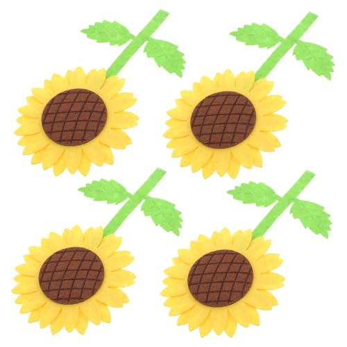 BCOATH 4stücke Teiliges Abnehmbare Sonnenblumen Wandsticker Vliesstoff Kreative Wanddeko Für Kinderzimmer Küche Und Badezimmer Dekoration Für Muttertag BCOATH 4stücke Teiliges Abnehmbare Sonnenblumen Wandsticker Vliesstoff Kreative Wanddeko Für Kinderzimmer Küche Und Badezimmer Dekoration Für Muttertag von BCOATH