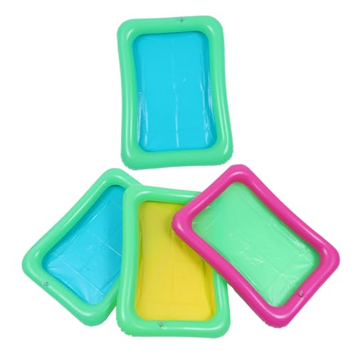 BCOATH 4 Stück Teiliges Aufblasbares Sandspielzeug Bunte Sandspielzeuge aus Leichtem für Strand und Sandkasten Fördert Kreativität und Kognitive Entwicklung Zufällige von BCOATH
