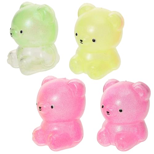 BCOATH 4 Stück Teiliges Cartoon Stressspielzeug Weiche TPR Bärchen zum Quetschen Bunte Kleine Squeeze Toys für Stressabbau Sensorisches für Schule und Alltag Flexibel Langlebig BCOATH 4 Stück Teiliges Cartoon Stressspielzeug Weiche TPR Bärchen zum Quetschen Bunte Kleine Squeeze Toys für Stressabbau Sensorisches für Schule und Alltag Flexibel Langlebig von BCOATH