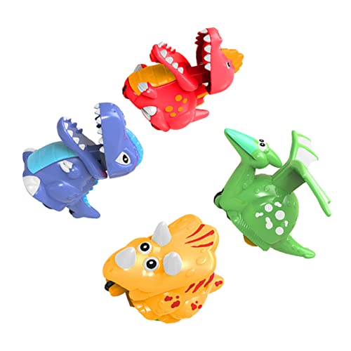 BCOATH 4 Stück Teiliges Dinosaurier Spielzeugauto mit Aufziehfunktion Bunte Kunststoffautos für Lustige Rückziehautos für Jungen und Mädchen zum Drinnen und Draußen Zufällige Farbe BCOATH 4 Stück Teiliges Dinosaurier Spielzeugauto mit Aufziehfunktion Bunte Kunststoffautos für Lustige Rückziehautos für Jungen und Mädchen zum Drinnen und Draußen Zufällige Farbe von BCOATH