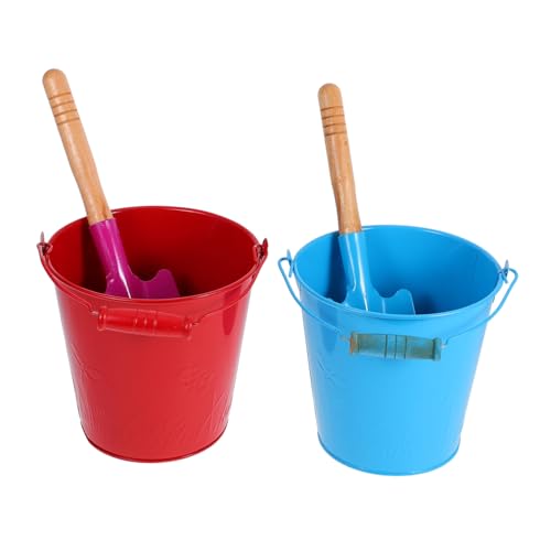 BCOATH 4 Stück Teiliges Kreatives Sandspielzeug für Bunte Eimer und Schaufeln für Strand und Sandkasten Leicht und Langlebig Fördert die Eltern Junge Mädchen Bindung Zufällige Farbe von BCOATH