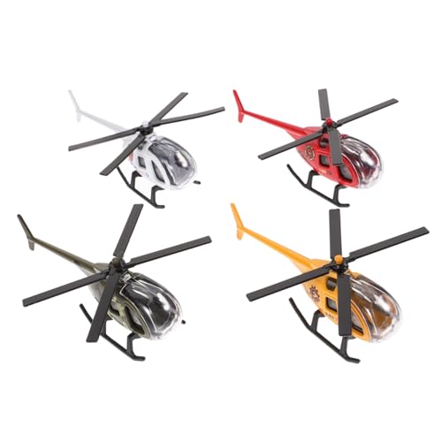 BCOATH 4 Stück Teiliges Metall Hubschrauber Modell Robuste Flugzeug Deko mit Rustikalem Metallfinish Kompakt Leicht für Jungen und Mädchen als Mini Flugzeug Figuren für Wohn Kinderzimmer BCOATH 4 Stück Teiliges Metall Hubschrauber Modell Robuste Flugzeug Deko mit Rustikalem Metallfinish Kompakt Leicht für Jungen und Mädchen als Mini Flugzeug Figuren für Wohn Kinderzimmer von BCOATH