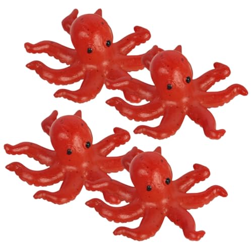 BCOATH 4 Stück Teiliges Mini Octopus Modell Realistische Figur Kompakte Tischdekoration Stabiles Material Niedliche Miniatur Oktopus Deko für Fotos und Sammlungen BCOATH 4 Stück Teiliges Mini Octopus Modell Realistische Figur Kompakte Tischdekoration Stabiles Material Niedliche Miniatur Oktopus Deko für Fotos und Sammlungen von BCOATH