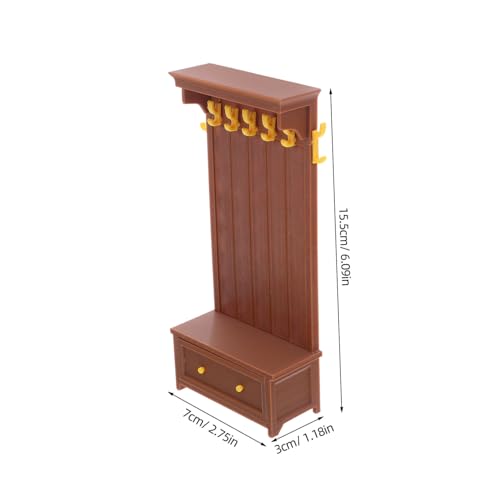 BCOATH 4 Stück Teiliges Miniatur Puppenhaus Bücherregal Vintage Cabinet mit Funktionale Aufbewahrung für Puppenzubehör Micro Szene Möbel für Spielhaus Dekor BCOATH 4 Stück Teiliges Miniatur Puppenhaus Bücherregal Vintage Cabinet mit Funktionale Aufbewahrung für Puppenzubehör Micro Szene Möbel für Spielhaus Dekor von BCOATH