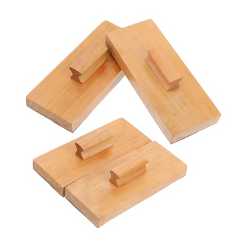 BCOATH 4 Stück Teiliges Percussion Sandpapier Holzklappern mit Ergonomischem Griff Langlebig und Leicht Einzigartiger für Rhythmus und Melodietraining für Musikunterricht und Outdoor BCOATH 4 Stück Teiliges Percussion Sandpapier Holzklappern mit Ergonomischem Griff Langlebig und Leicht Einzigartiger für Rhythmus und Melodietraining für Musikunterricht und Outdoor von BCOATH