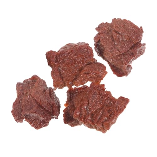 BCOATH 4 Stück Teiliges Realistisch Gestaltetes Steak Modell aus Täuschend Echtes Kunstfleisch für Restaurant Wohnungsdekoration Wiederverwendbares Sicheres Fake Cooked Meat und Deko BCOATH 4 Stück Teiliges Realistisch Gestaltetes Steak Modell aus Täuschend Echtes Kunstfleisch für Restaurant Wohnungsdekoration Wiederverwendbares Sicheres Fake Cooked Meat und Deko von BCOATH