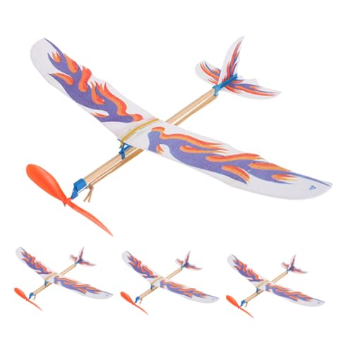 BCOATH 4-teiliges Segelflugzeug: Flugzeugbausätze Mit Gummibändern, Aufzieh-Hubschrauber-modellspielzeug Für Kinder, Jungen Und Mädchen, Partygeschenke, Kreativer Spielspaß Im Freien BCOATH 4-teiliges Segelflugzeug: Flugzeugbausätze Mit Gummibändern, Aufzieh-Hubschrauber-modellspielzeug Für Kinder, Jungen Und Mädchen, Partygeschenke, Kreativer Spielspaß Im Freien von BCOATH