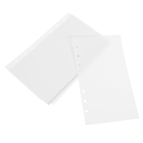 BCOATH 40 Blatt Stickeralbum mit Ablösbaren Blättern Doppelseitiges Glattes Nachfüllpapier für DIY Aufkleber Sammlung Praktischer Organizer für Stickerliebhaber und Sammelfans von BCOATH