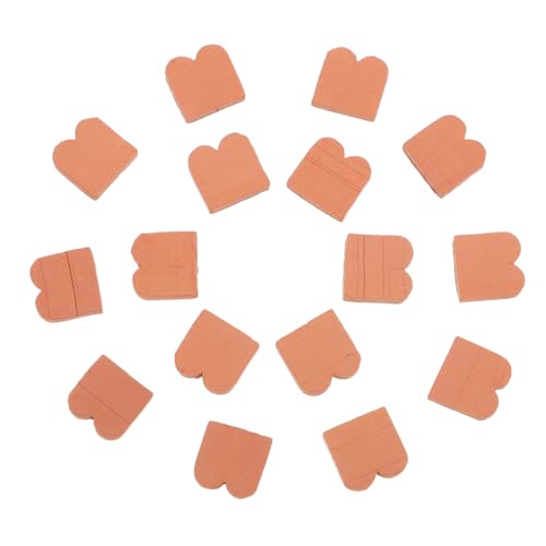 BCOATH 40 Stück Mini Dachziegel aus Robustem Realistischem Wellendesign Detailreiche Mini Wandziegel für DIY Puppenhaus Sandtisch Landschaftsdekoration in Braun BCOATH 40 Stück Mini Dachziegel aus Robustem Realistischem Wellendesign Detailreiche Mini Wandziegel für DIY Puppenhaus Sandtisch Landschaftsdekoration in Braun von BCOATH