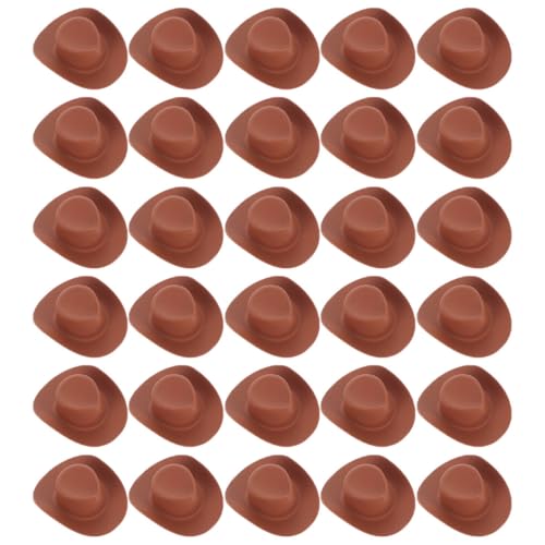 BCOATH 40 Stück Teiliges Mini Cowboy Hüte aus Robustem Kunststoff Dekorative Mini Hüte für Bastelprojekte Puppenhaus Dekoration und Partyzubehör für DIY Handwerk und Geschenke BCOATH 40 Stück Teiliges Mini Cowboy Hüte aus Robustem Kunststoff Dekorative Mini Hüte für Bastelprojekte Puppenhaus Dekoration und Partyzubehör für DIY Handwerk und Geschenke von BCOATH