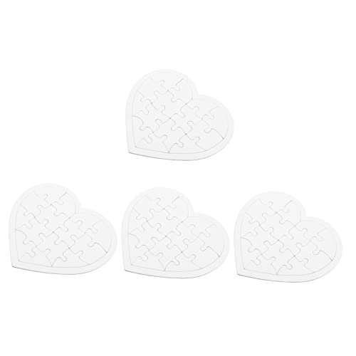 BCOATH 4Sätze DIY Herz Puzzle Leere Puzzlestücke zum Bemalen Kreative Malereimaterialien für für DIY Handwerk und Bastelprojekte BCOATH 4Sätze DIY Herz Puzzle Leere Puzzlestücke zum Bemalen Kreative Malereimaterialien für für DIY Handwerk und Bastelprojekte von BCOATH