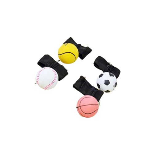 BCOATH 4Stücke Handgelenk Wurfball Elastische Armreifen mit Zufallsmuster Entspannendes für Stressabbau und Emotionale Entlastung für Erwachsene BCOATH 4Stücke Handgelenk Wurfball Elastische Armreifen mit Zufallsmuster Entspannendes für Stressabbau und Emotionale Entlastung für Erwachsene von BCOATH