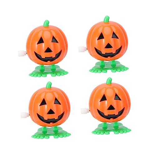 BCOATH 4stücke Teiliges Halloween Wind-up Spielzeug Jumper Kürbis Spielzeug Für Junge Mädchen Lustige Uhrwerk Spielzeuge Für Halloween-Partys Und Geburtstagsfeiern Robustes Und BCOATH 4stücke Teiliges Halloween Wind-up Spielzeug Jumper Kürbis Spielzeug Für Junge Mädchen Lustige Uhrwerk Spielzeuge Für Halloween-Partys Und Geburtstagsfeiern Robustes Und von BCOATH