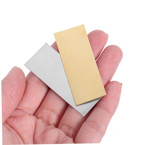 BCOATH 5 Paare Kupfer Zinkblech Elektrodenstreifen für Obstbatterie Experimente Pädagogisches Material für Galvanisieren Reine Metalle für Wissenschaftsprojekte von BCOATH