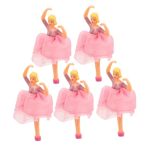 BCOATH 5 Stück Teiliges Balletttänzerin Musikbox Zubehör Elegante Prinzessin Puppe mit Goldenem Rosa Kleid Dekorative Tanzfigur für Spieluhren Detailreiche Miniatur Ballettpuppe BCOATH 5 Stück Teiliges Balletttänzerin Musikbox Zubehör Elegante Prinzessin Puppe mit Goldenem Rosa Kleid Dekorative Tanzfigur für Spieluhren Detailreiche Miniatur Ballettpuppe von BCOATH