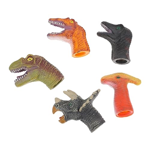 BCOATH 5 Stück Teiliges Dinosaurier Fingerpuppen aus Langlebigem Kreatives Lernspielzeug Kindlichen Fantasie Handliche Finger Dolls für Interaktives Geschichtenerzählen und Frühe Bildung BCOATH 5 Stück Teiliges Dinosaurier Fingerpuppen aus Langlebigem Kreatives Lernspielzeug Kindlichen Fantasie Handliche Finger Dolls für Interaktives Geschichtenerzählen und Frühe Bildung von BCOATH