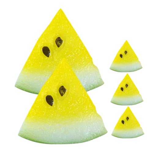 BCOATH 5 Stück Teiliges Miniatur Wassermelonen-scheiben Detailreiche Deko für Puppenhaus Realistisch Gestaltete Mini Frucht Requisiten Vielseitig für Szenenlayout und Bastelprojekte BCOATH 5 Stück Teiliges Miniatur Wassermelonen-scheiben Detailreiche Deko für Puppenhaus Realistisch Gestaltete Mini Frucht Requisiten Vielseitig für Szenenlayout und Bastelprojekte von BCOATH