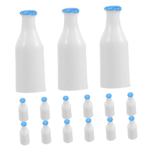 BCOATH 50 Stück Maßstab Leichte Puppenhaus Dekoration Blaue Mini Flaschen für Kreative DIY Szenen Küche Zubehör von BCOATH