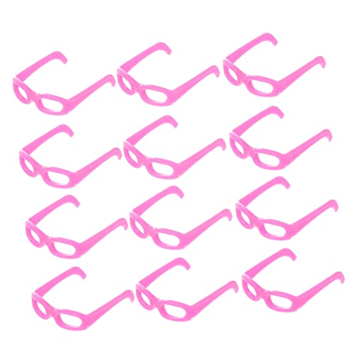 BCOATH 50 Stück Teiliges Mini Sonnenbrillen für Puppen Bunte Miniaturbrillen Leicht Langlebig DIY Zubehör für Puppenhaus und Puppenkostüme für Mädchen von BCOATH