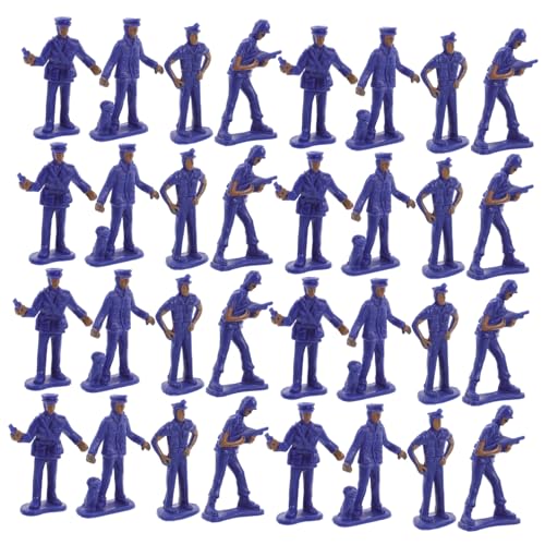 BCOATH 50 Stück Teiliges Polizei Figurenset aus Robustem Kunststoff Realistische Details Vielseitig Einsetzbar für Spiel Lernen und Dekoration Langlebige Miniatur polizeimodelle für BCOATH 50 Stück Teiliges Polizei Figurenset aus Robustem Kunststoff Realistische Details Vielseitig Einsetzbar für Spiel Lernen und Dekoration Langlebige Miniatur polizeimodelle für von BCOATH