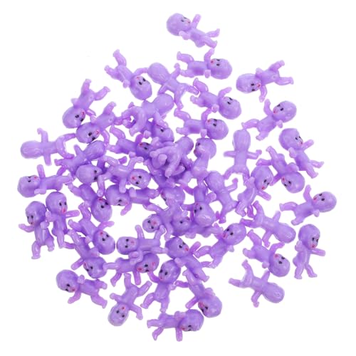 BCOATH 50Stücke Mini Babypuppen aus Kunststoff Partydekoration Babyparty Kleine Figuren für Kreative Deko Sicher und Langlebig für DIY Projekte von BCOATH