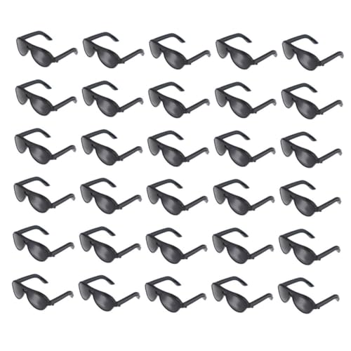 BCOATH 50pcs Doll Brillenpuppenzubehör Mini Plastik Für DIY Doll Handwerkspuppenhausdekoration von BCOATH