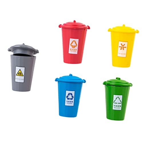 BCOATH 5Stücke Mini Mülleimer für Puppenhaus Niedliche Tischdeko für Miniatur und Sandtisch Dekoration Zubehör für Kinderzimmer und Mikro Umgebungen BCOATH 5Stücke Mini Mülleimer für Puppenhaus Niedliche Tischdeko für Miniatur und Sandtisch Dekoration Zubehör für Kinderzimmer und Mikro Umgebungen von BCOATH