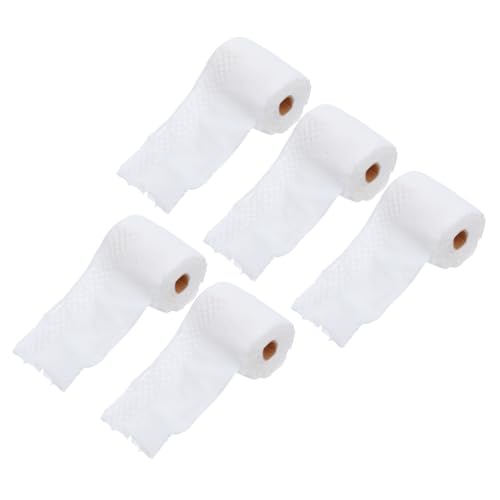 BCOATH 5Stücke Papierrollen Toilettenpapier für Puppenhaus Dekoration Rollenspiel Zubehör Realistisches Gewebemodell für Mikro Landschafts und Badezimmergestaltung BCOATH 5Stücke Papierrollen Toilettenpapier für Puppenhaus Dekoration Rollenspiel Zubehör Realistisches Gewebemodell für Mikro Landschafts und Badezimmergestaltung von BCOATH