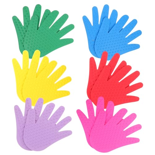 BCOATH 6 Paare Sensorische Handabdruck Bodenmarkierungen aus Robustem Kunststoff für Vorschule und Outdoor rutschfeste Spielmatten Hand-Auge-koordination und Sensorischer Entwicklung bei BCOATH 6 Paare Sensorische Handabdruck Bodenmarkierungen aus Robustem Kunststoff für Vorschule und Outdoor rutschfeste Spielmatten Hand-Auge-koordination und Sensorischer Entwicklung bei von BCOATH