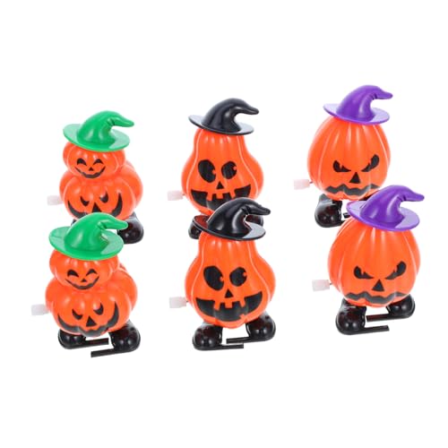 BCOATH 6 Stück Halloween-aufzieh-kürbisspielzeug: Große Halloween-uhrwerk-spielzeuge Für Kinder – Partygeschenke, Goody Bag-füller Und Preise – Niedlicher Miniatur-kürbis BCOATH 6 Stück Halloween-aufzieh-kürbisspielzeug: Große Halloween-uhrwerk-spielzeuge Für Kinder – Partygeschenke, Goody Bag-füller Und Preise – Niedlicher Miniatur-kürbis von BCOATH
