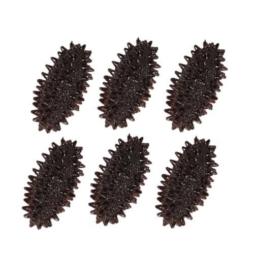 BCOATH 6 Stück Künstliche Seegurke dekorative Meeresschneckenstütze Kognitives Modell der Seeschnecke künstliches Seegurkenmodell lebensechtes Essensdekor PVC Dark Brown BCOATH 6 Stück Künstliche Seegurke dekorative Meeresschneckenstütze Kognitives Modell der Seeschnecke künstliches Seegurkenmodell lebensechtes Essensdekor PVC Dark Brown von BCOATH