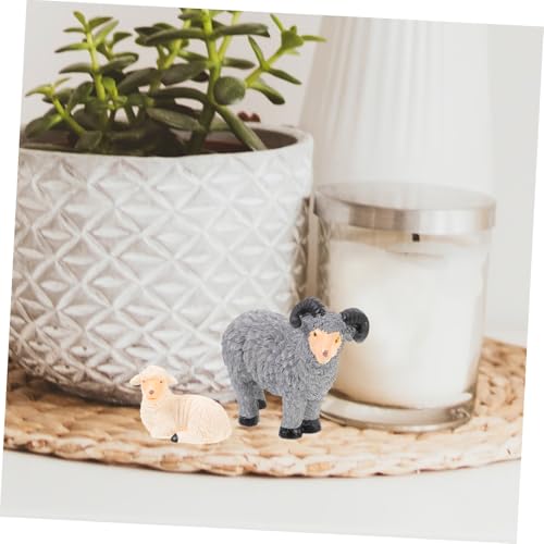 BCOATH 6 Stück Teiliges Mini Schaf Ziegen Robustem Harz Niedliche Miniatur tierfiguren für Garten DIY mikrolandschaft Lebendige Dekoration für Haus Büro und Blumentöpfe BCOATH 6 Stück Teiliges Mini Schaf Ziegen Robustem Harz Niedliche Miniatur tierfiguren für Garten DIY mikrolandschaft Lebendige Dekoration für Haus Büro und Blumentöpfe von BCOATH