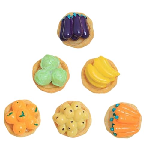 BCOATH 6 Stück Teiliges Miniatur obstkorb Resin Realistische Mini Haus Obst Gemüse Dekoration Leichte Verschleißfeste Miniatur kunsthandwerk Ornamente für Puppenhaus und DIY BCOATH 6 Stück Teiliges Miniatur obstkorb Resin Realistische Mini Haus Obst Gemüse Dekoration Leichte Verschleißfeste Miniatur kunsthandwerk Ornamente für Puppenhaus und DIY von BCOATH