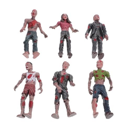 BCOATH 6 Stück Teiliges Zombie actionfiguren Kunststoff Realistische Mini Zombie Modelle für Halloween Dekoration und Partyrequisiten Bewegliche Horror Puppen für Gruselige Atmosphäre BCOATH 6 Stück Teiliges Zombie actionfiguren Kunststoff Realistische Mini Zombie Modelle für Halloween Dekoration und Partyrequisiten Bewegliche Horror Puppen für Gruselige Atmosphäre von BCOATH