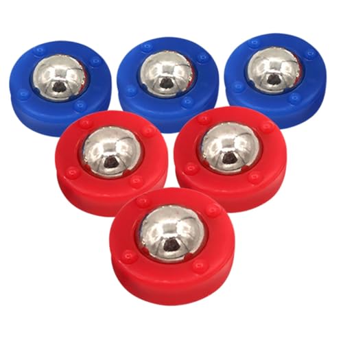 BCOATH Shuffleboard-zubehör-Set Mit 6 Pucks Top-Desktop- Und Shuffleboard-Spiele von BCOATH