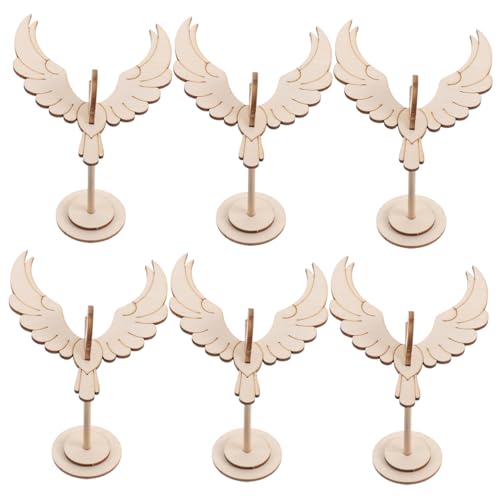 BCOATH 6-teiliges DIY-Balance-Vogel: Wissenschaftsset Für Kinder, Balancierendes Adler-Spielzeug Aus Holz Zur Von Kreativität Und Motorik, Pädagogisches Stamm-bastelset von BCOATH