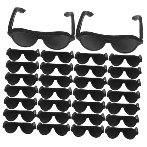 BCOATH 60 Stück Mini Sonnenbrillen Zubehör Mini Puppe Und Realistische Kleine Puppen Babypuppe Hoch Für Brillen Dekoration Sonnenbrillen Requisiten Brillen Miniatur von BCOATH