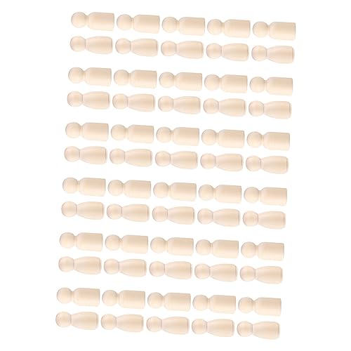 BCOATH 60Stücke DIY Holzpuppen Unbemalte Holzfiguren für Kreative Bastelprojekte Männliche und Weibliche Figuren zum Bemalen und Gestalten von Kunsthandwerk BCOATH 60Stücke DIY Holzpuppen Unbemalte Holzfiguren für Kreative Bastelprojekte Männliche und Weibliche Figuren zum Bemalen und Gestalten von Kunsthandwerk von BCOATH