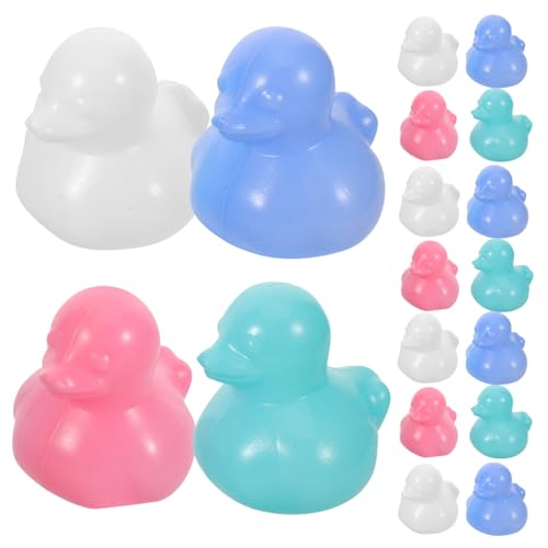 BCOATH 64 Stück Teiliges Enten-Motiv Bade Spielbälle aus Umweltfreundlichem Pe-Kunststoff Schwimmende Bunte Bälle für Badewanne Pool Spielbereich und Indoor Wasserspiele von BCOATH