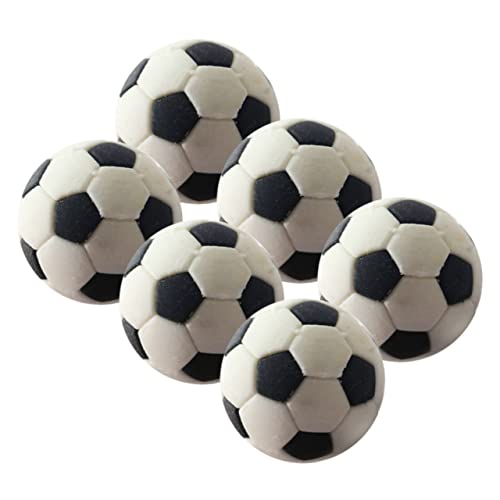 BCOATH 6Stücke Mini Fußball Figuren Teiliges Mini Fußball Dekorationen für Puppenhäuser Mini Accessoires für Schlafzimmer und Esszimmer Deko BCOATH 6Stücke Mini Fußball Figuren Teiliges Mini Fußball Dekorationen für Puppenhäuser Mini Accessoires für Schlafzimmer und Esszimmer Deko von BCOATH