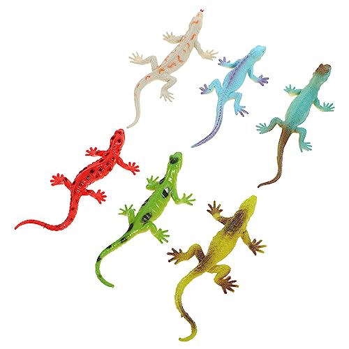 BCOATH 6Stücke Teiliges Echsenfigur Realistische Simulations Eidechsen Für Garten Dekoration Und Bildungszwecke Und Kreative Projekte BCOATH 6Stücke Teiliges Echsenfigur Realistische Simulations Eidechsen Für Garten Dekoration Und Bildungszwecke Und Kreative Projekte von BCOATH