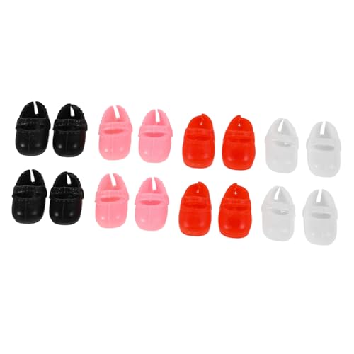 BCOATH 8 Paar Simulationspuppenschuhe Mini Szenen Requisiten Kleine Requisiten Mini Puppenschuhe Hausschuhe Kleine Puppenschuhe Mini Schuhe Modelle Mini Ornamente von BCOATH