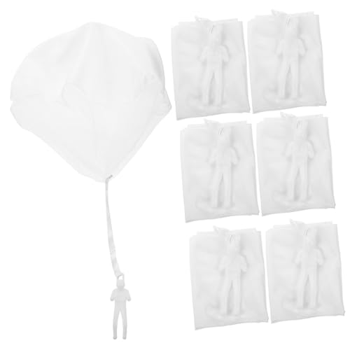 BCOATH 8 Stück Teiliges DIY Fallschirm für Kleinen Soldaten Handbemalbar Leichtes Material für Langsames Absinken Kreatives Outdoor Flugspielzeug für Kindergeburtstag und Zufällige Farbe BCOATH 8 Stück Teiliges DIY Fallschirm für Kleinen Soldaten Handbemalbar Leichtes Material für Langsames Absinken Kreatives Outdoor Flugspielzeug für Kindergeburtstag und Zufällige Farbe von BCOATH